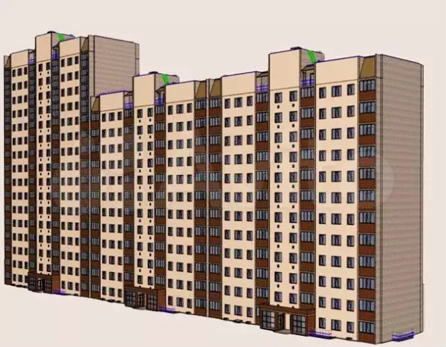 1-к. квартира, 43,5 м, 12/16 эт. - Фото 1