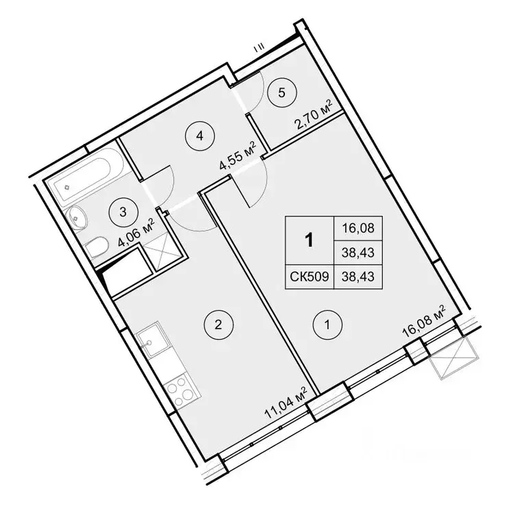 1-к кв. Московская область, Дмитровский муниципальный округ, ... - Фото 1