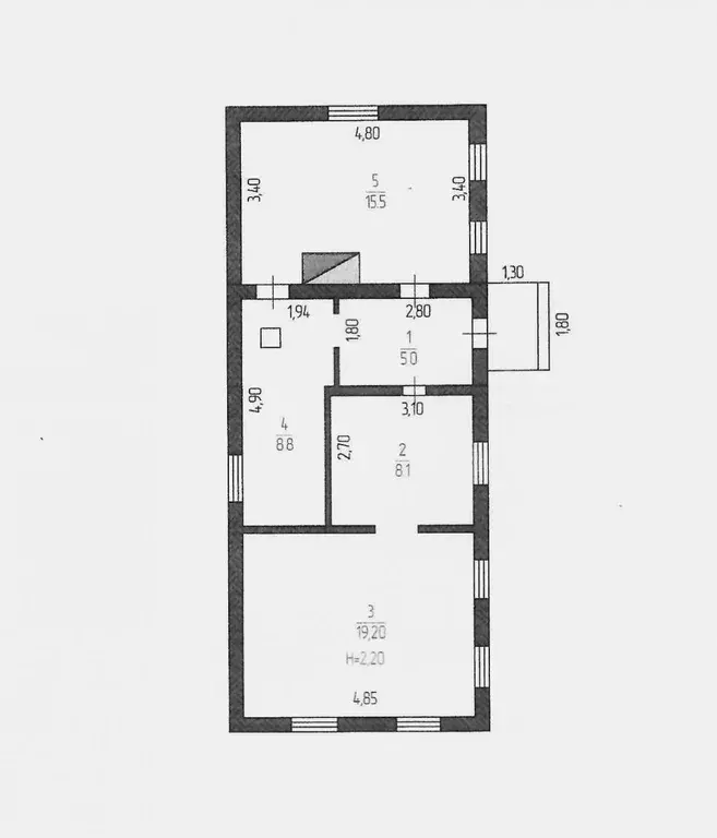 Дом, 56.9 м - Фото 1