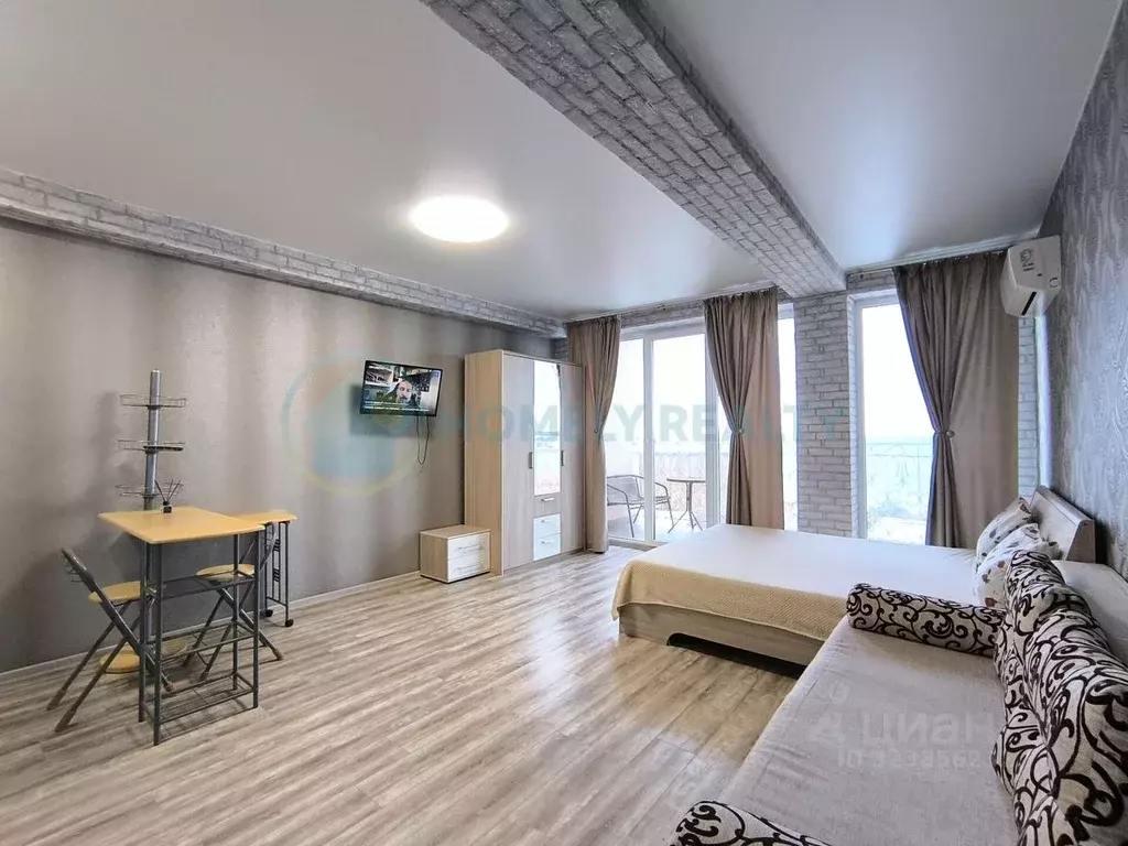 Студия Севастополь ул. Пляж Омега, 8 (33.7 м) - Фото 1