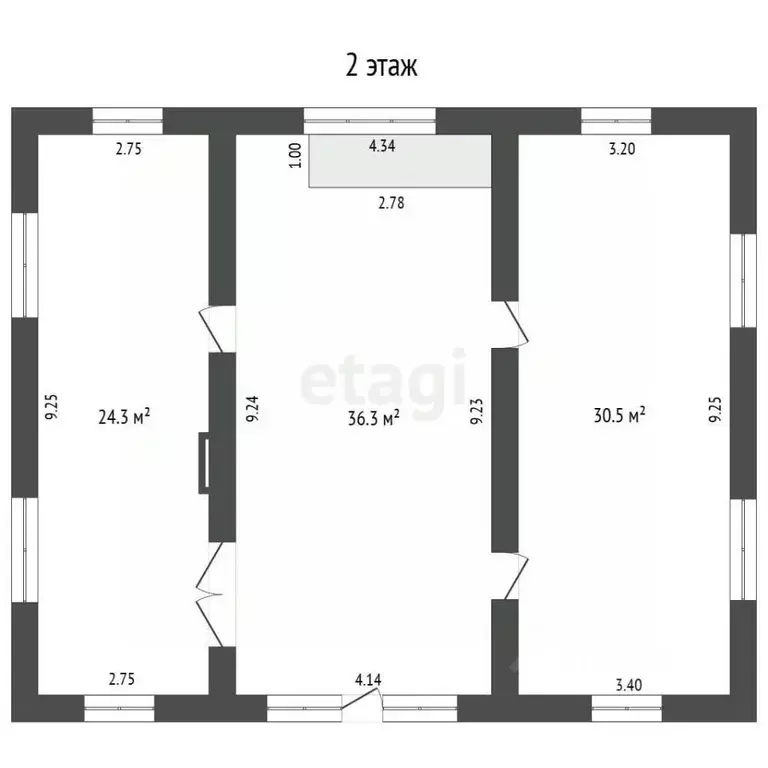 Дом в Кемеровская область, Ленинск-Кузнецкий просп. Мира, 27 (300 м) - Фото 2