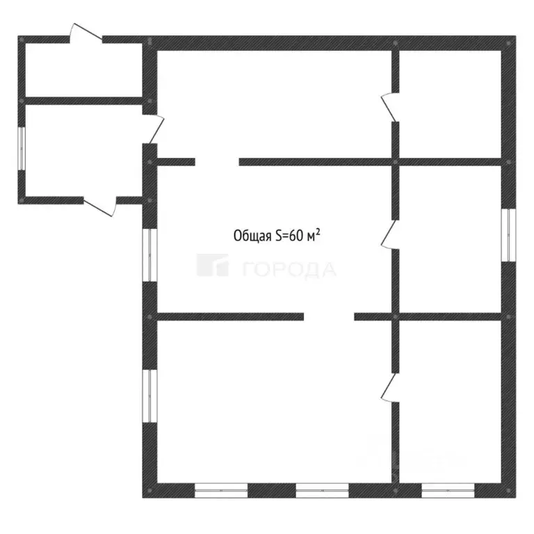 Дом в Кемеровская область, Прокопьевск ул. Зои Космодемьянской, 11 (60 ... - Фото 2