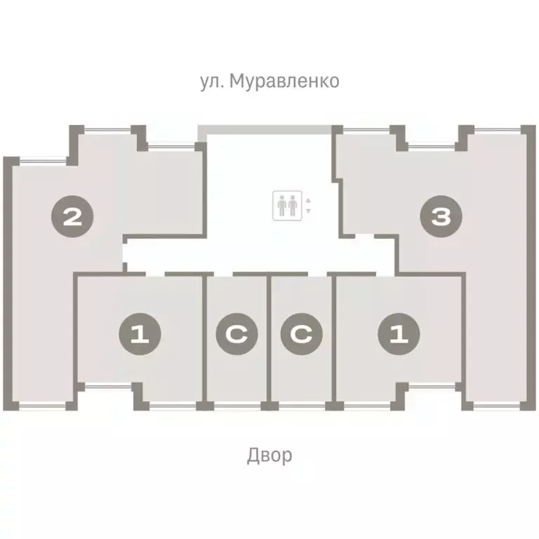 3-к кв. Тюменская область, Тюмень ул. Муравленко, 9к3 (82.07 м) - Фото 1