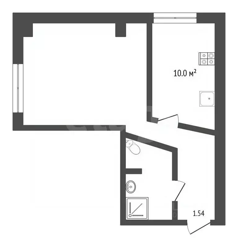 1-к кв. Севастополь ул. Астана Кесаева, 6А (42.0 м) - Фото 2