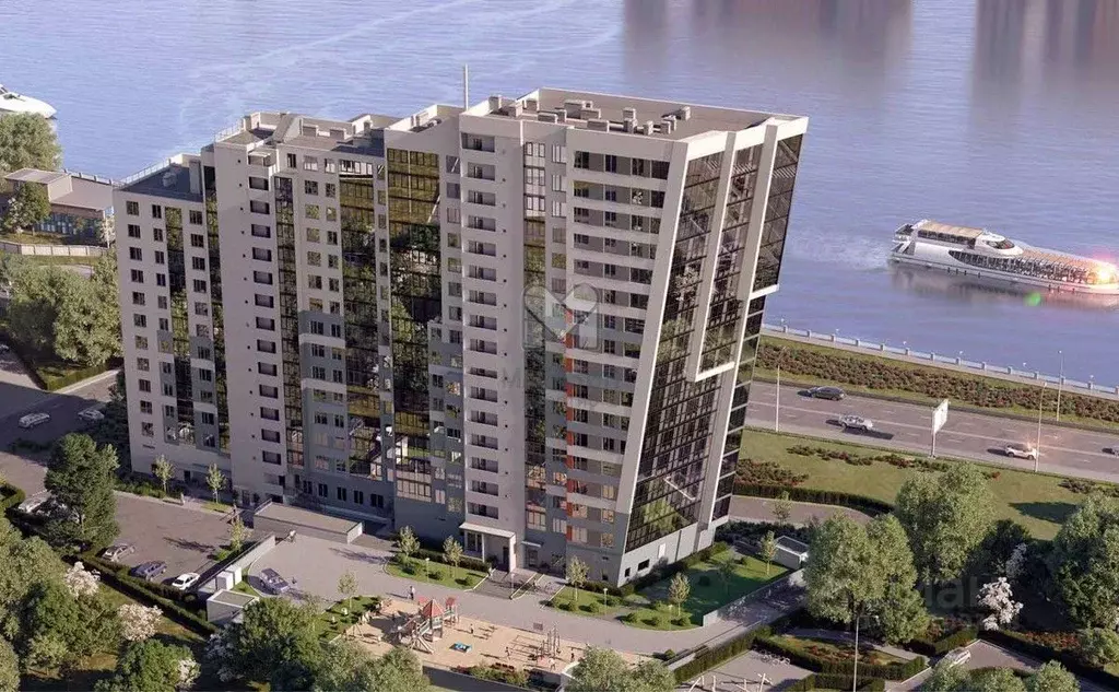 1-к кв. Санкт-Петербург Октябрьская наб., 120 (62.0 м) - Фото 1