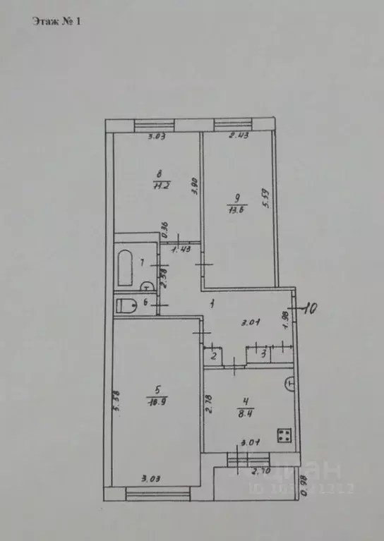 3-к кв. Кировская область, Киров городской округ, с. Бахта ул. ... - Фото 1