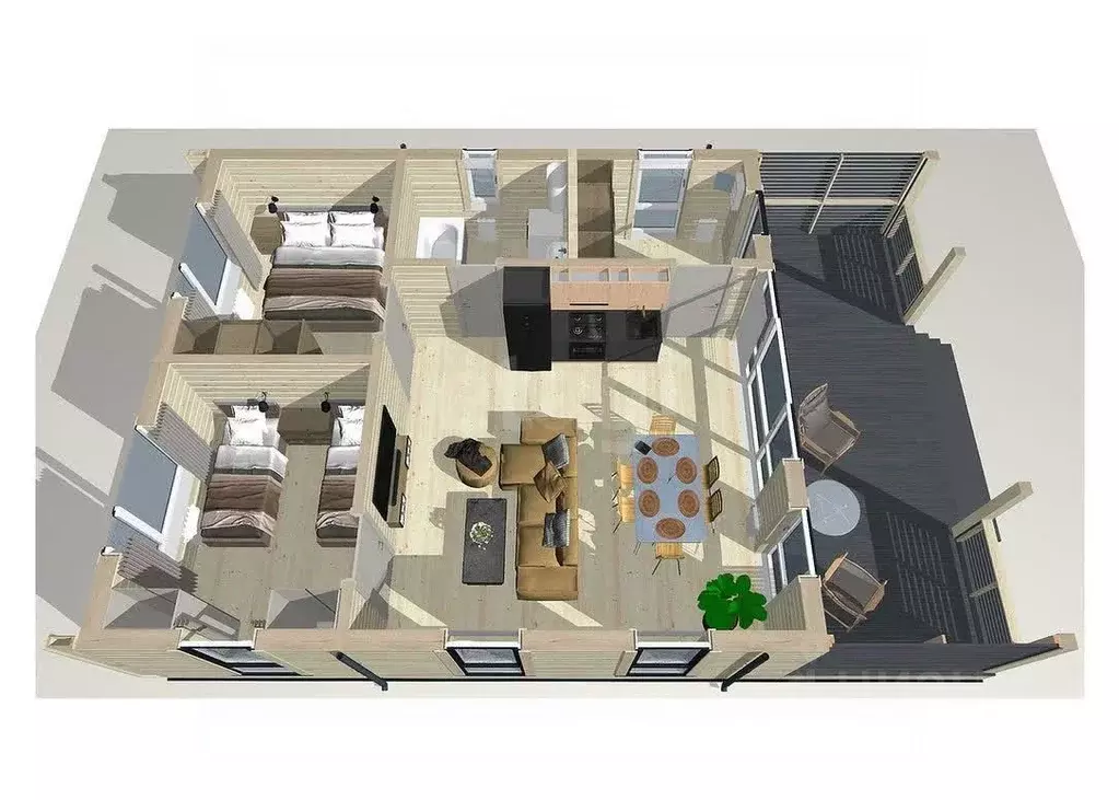 Дом в Владимирская область, Петушинский район, Нагорное муниципальное ... - Фото 2