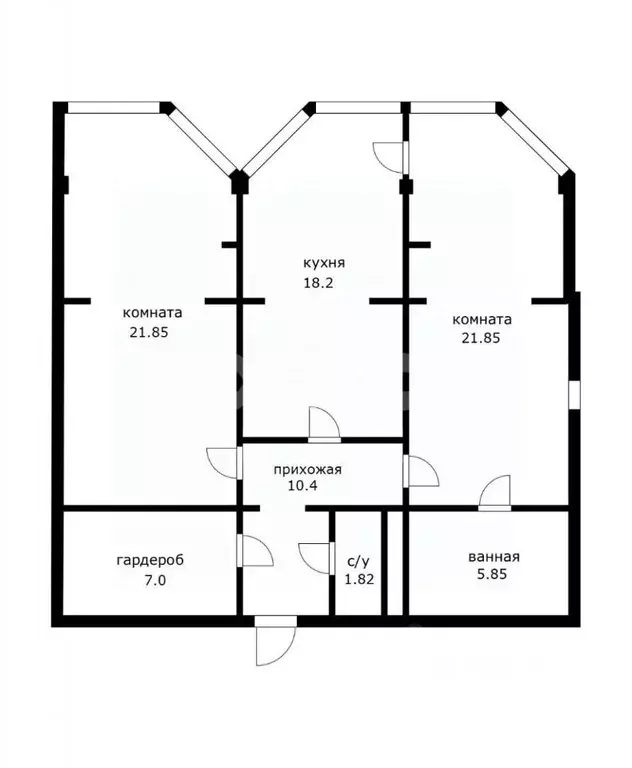 3-к кв. Краснодарский край, Сочи Новый Сочи мкр, ул. Бамбуковая, 42а ... - Фото 1