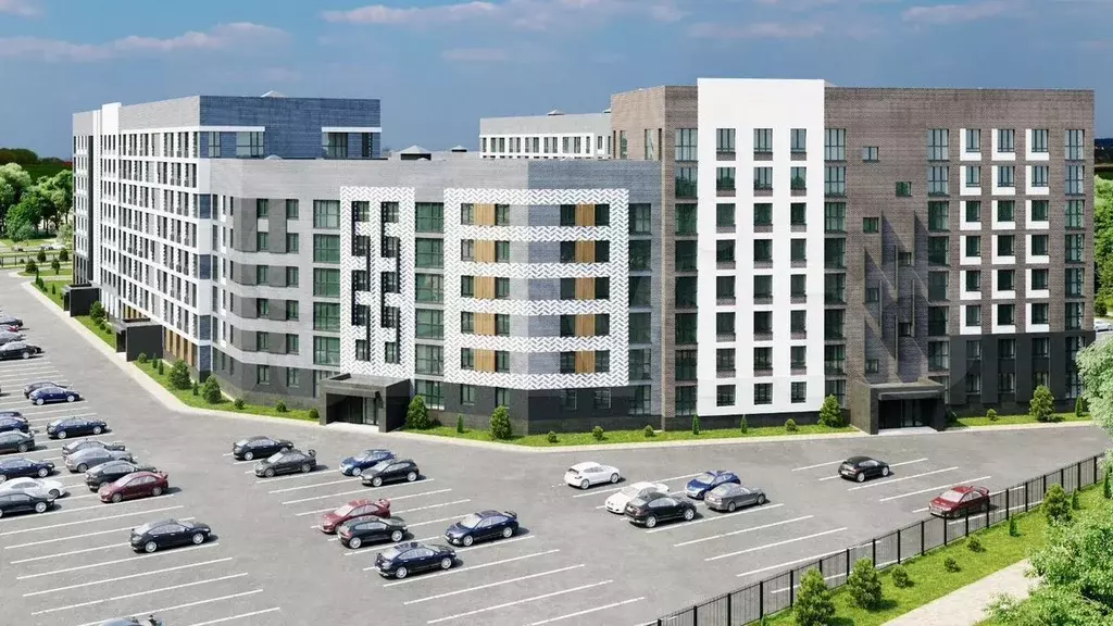 2-к. квартира, 66,8 м, 7/8 эт. - Фото 1