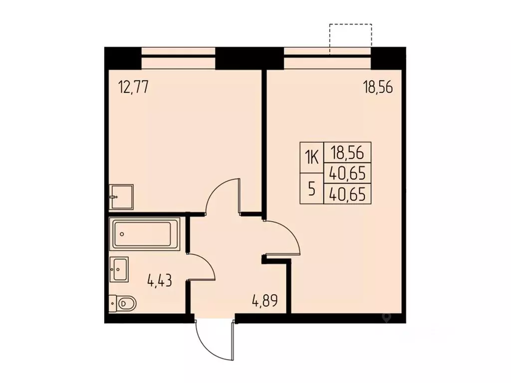 1-к кв. Московская область, Ивантеевка Пушкинский городской округ,  ... - Фото 1