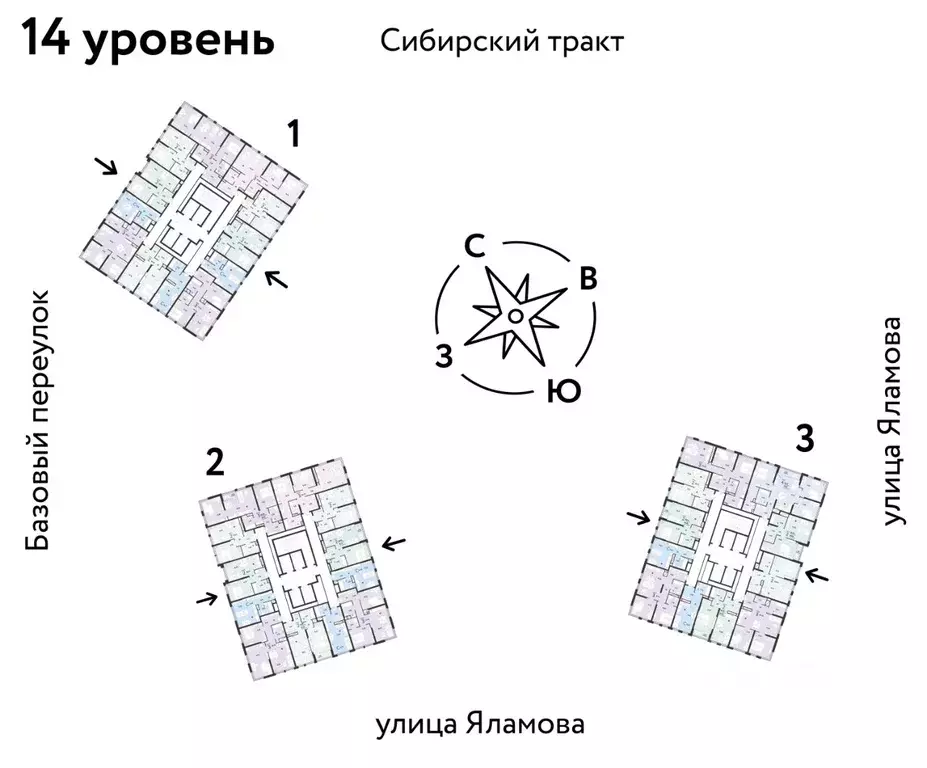 3-к кв. свердловская область, екатеринбург тракт сибирский, 24 (60.22 . - Фото 1