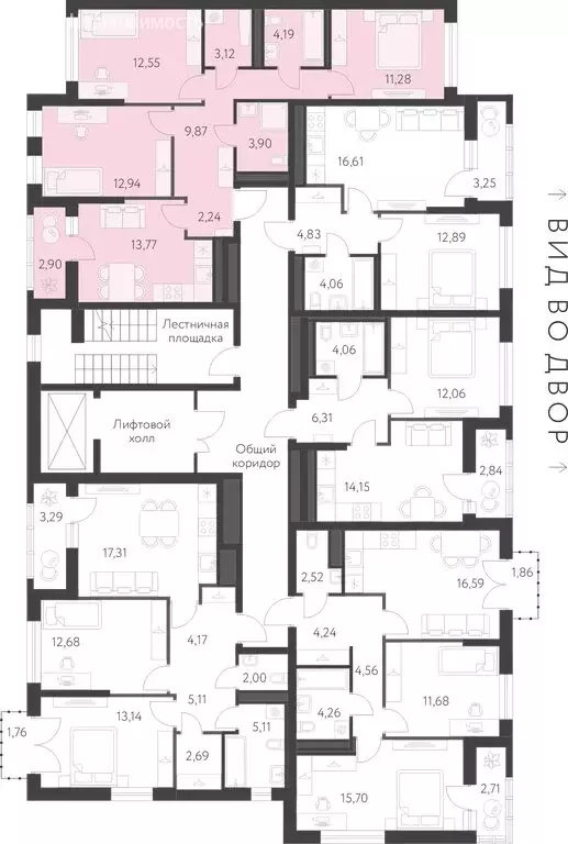 3-комнатная квартира: Екатеринбург, улица Академика Парина, 27 (75.31 ... - Фото 1