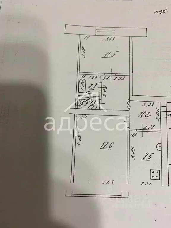 2-к кв. Самарская область, Самара Колхозный пер., 2 (54.0 м) - Фото 2