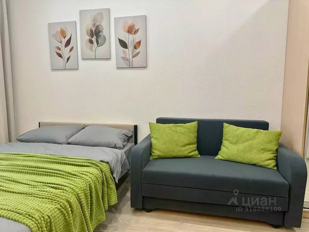 Студия Татарстан, Казань ул. Родины, 26Е (30.0 м) - Фото 1