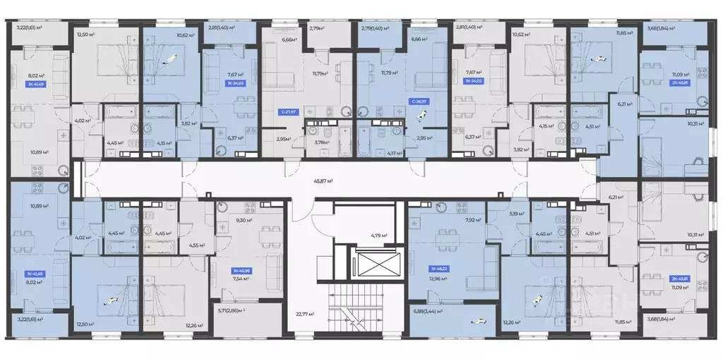 Студия Краснодарский край, Краснодар ул. Краеведа Соловьева, 4 (26.97 ... - Фото 2