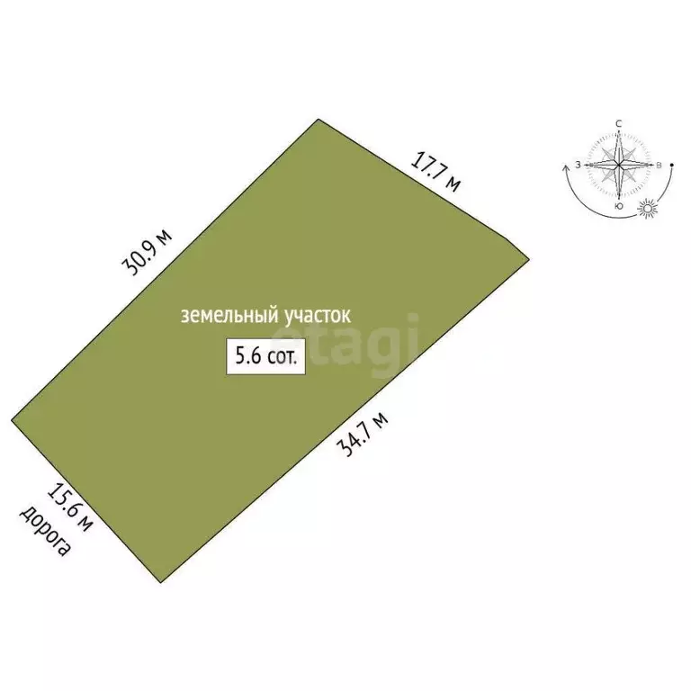 Участок в Крым, Феодосия муниципальный округ, Орджоникидзе пгт, Ветка ... - Фото 2