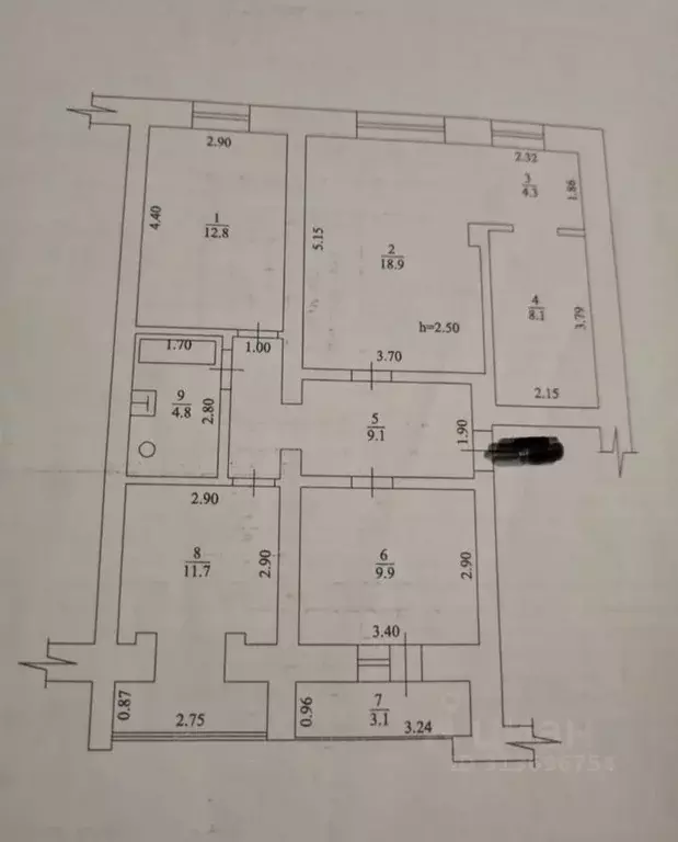 4-к кв. Башкортостан, Благовещенск ул. Комарова, 31 (79.0 м) - Фото 0