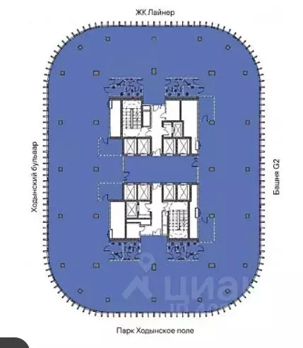 Офис в Москва Ходынский бул., 6с2 (2996 м) - Фото 1