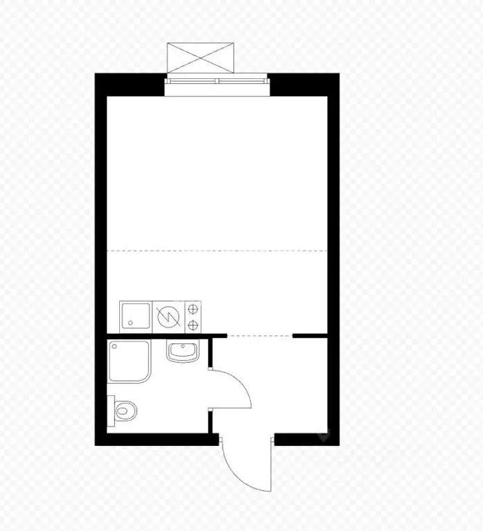Студия Новосибирская область, Новосибирск ул. Бородина, 56 (30.6 м) - Фото 2