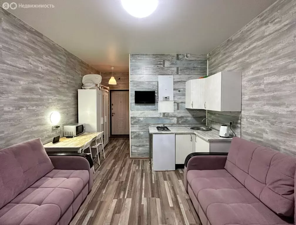 Квартира-студия: Сириус, переулок Кувшинок, 18Б (22 м) - Фото 2