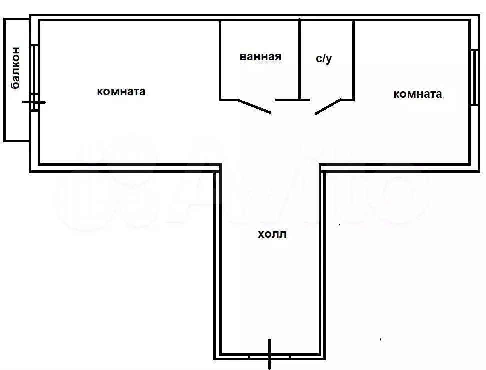1-к. квартира, 35,7 м, 6/10 эт. - Фото 0
