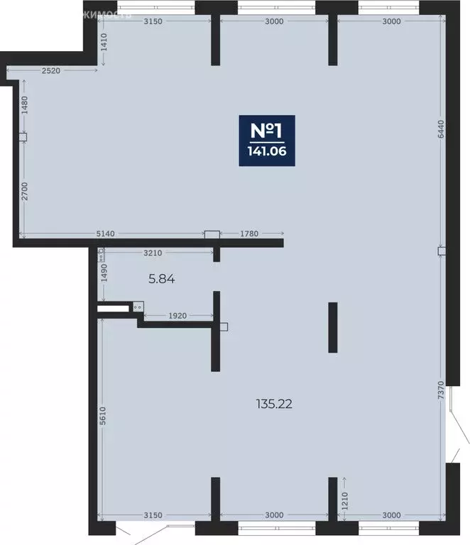 Помещение свободного назначения (141.06 м) - Фото 1