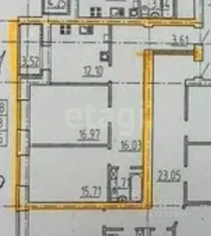 2-к кв. Липецкая область, Липецк ул. С.С. Бехтеева, 9 (52.0 м) - Фото 2