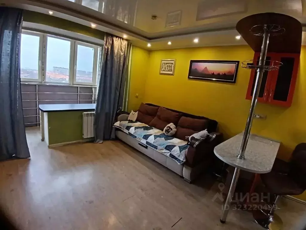 Студия Тюменская область, Тюмень Микрорайон мыс, ул. Судоремонтная, ... - Фото 1