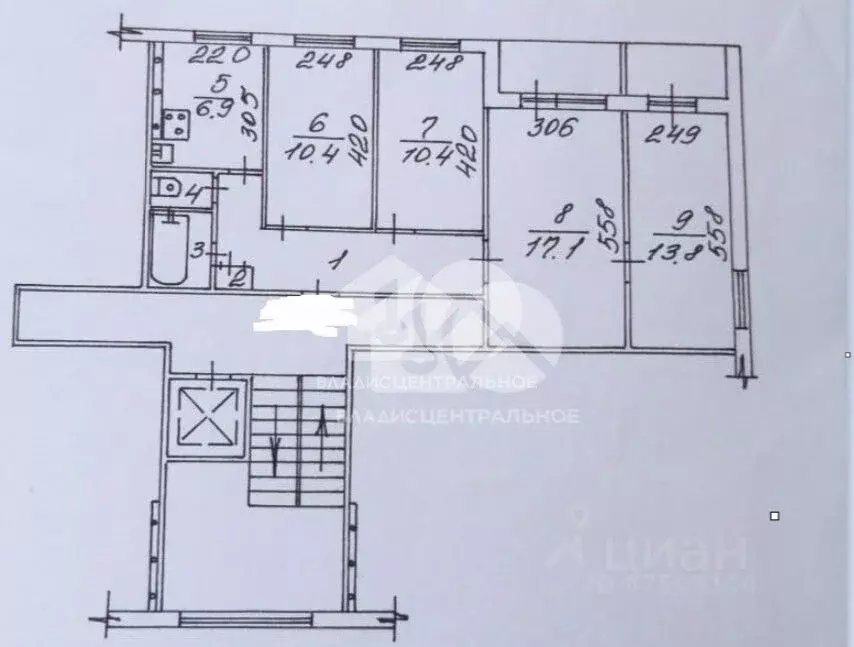 4-к кв. Новосибирская область, Новосибирск ул. Пархоменко, 128 (71.3 ... - Фото 2