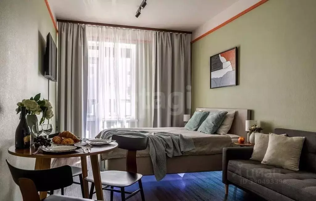 Студия Санкт-Петербург ул. Тосина, 6 (24.3 м) - Фото 1