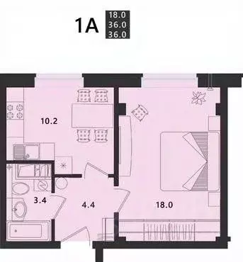 1-к кв. Псковская область, Псковский район, Завеличенская волость, д. ... - Фото 1