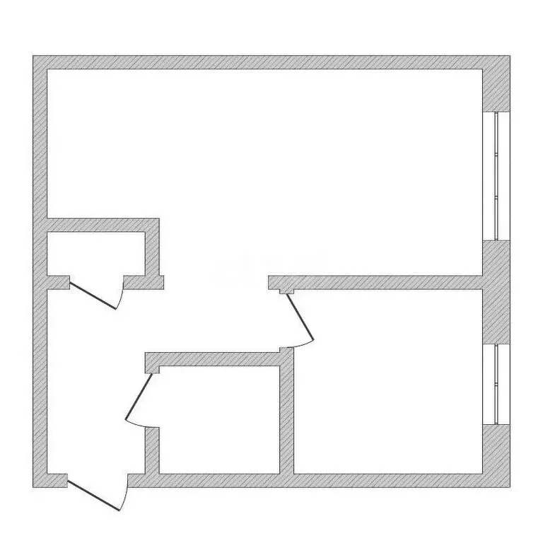 1-комнатная квартира: Балахна, улица Чапаева, 4 (31.5 м) - Фото 0