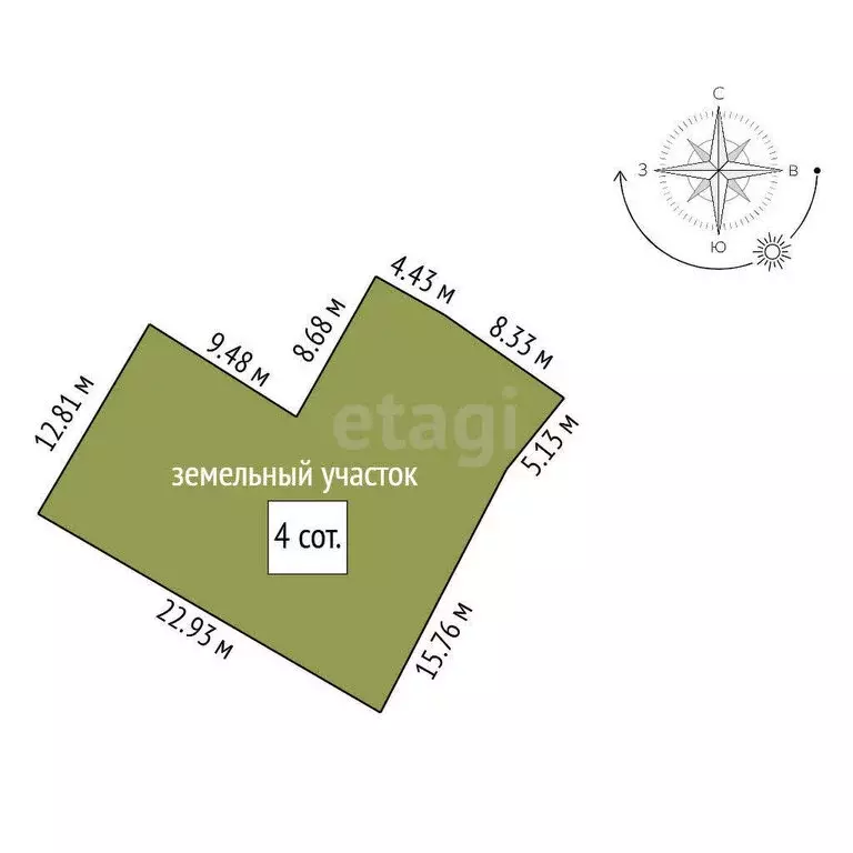 Участок в Ишим, улица Ермака (400 м) - Фото 1