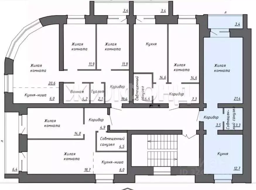 1-к кв. Хакасия, Абакан ул. Серебристая, 30 (40.7 м) - Фото 2