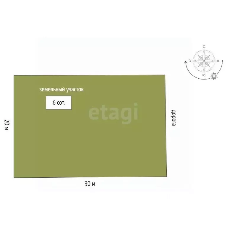 Участок в Ростовская область, Аксайский район, Рассветовское с/пос, ... - Фото 2