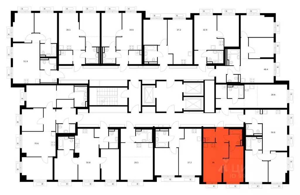 1-к кв. Московская область, Ленинский городской округ, Боброво пгт ... - Фото 2