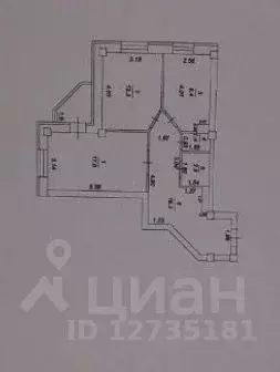 2-к кв. Кировская область, Киров ул. Никитская, 132к1 (62.2 м) - Фото 1