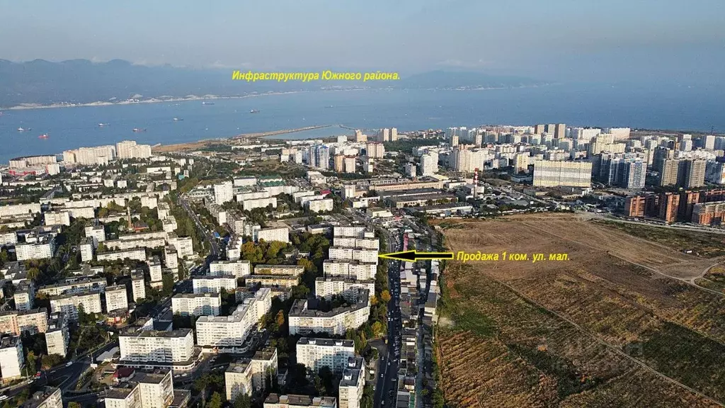 1-к кв. Краснодарский край, Новороссийск Волгоградская ул., 40 (37.8 ... - Фото 0