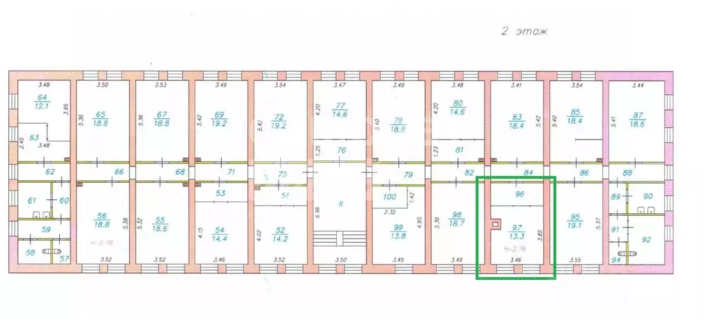 Комната Ивановская область, Иваново Лежневская ул., 173А (18.6 м) - Фото 2