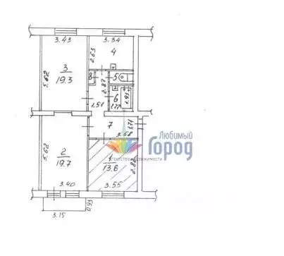 Комната Кемеровская область, Новокузнецк Фестивальная ул., 2 (13.6 м) - Фото 1