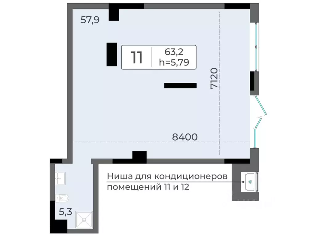 Помещение свободного назначения в Удмуртия, Ижевск ул. Имени В.С. ... - Фото 2