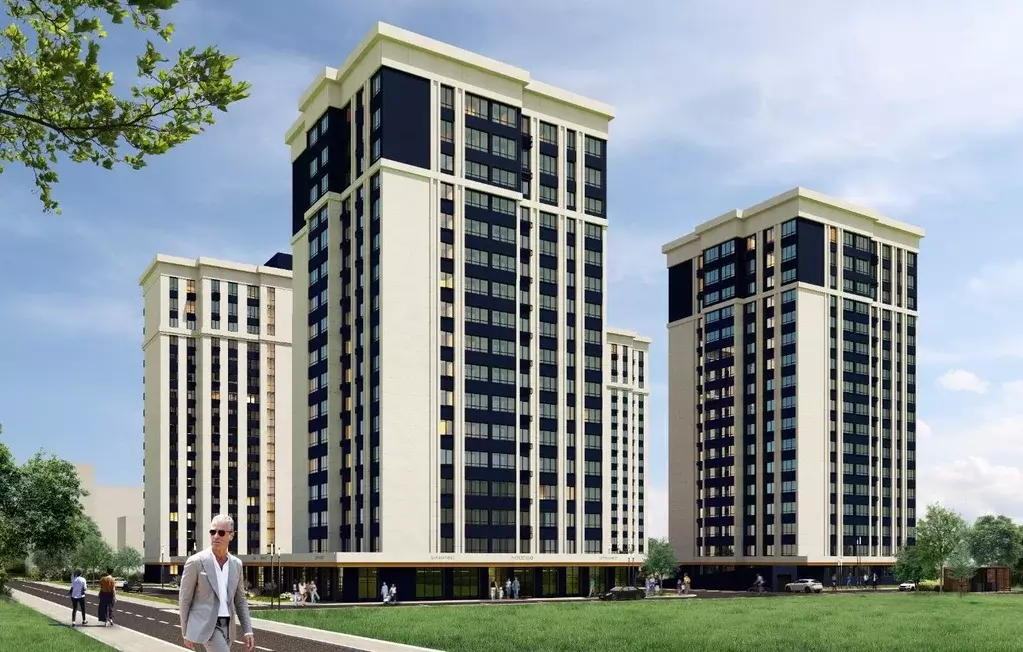 Квартира, 1 комната, 41.5 м - Фото 1