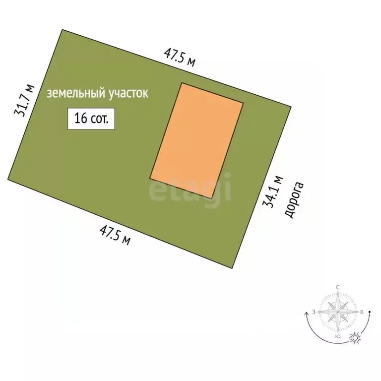 Дом в Белгородская область, Белгород ул. Триумфальная, 87 (200 м) - Фото 2