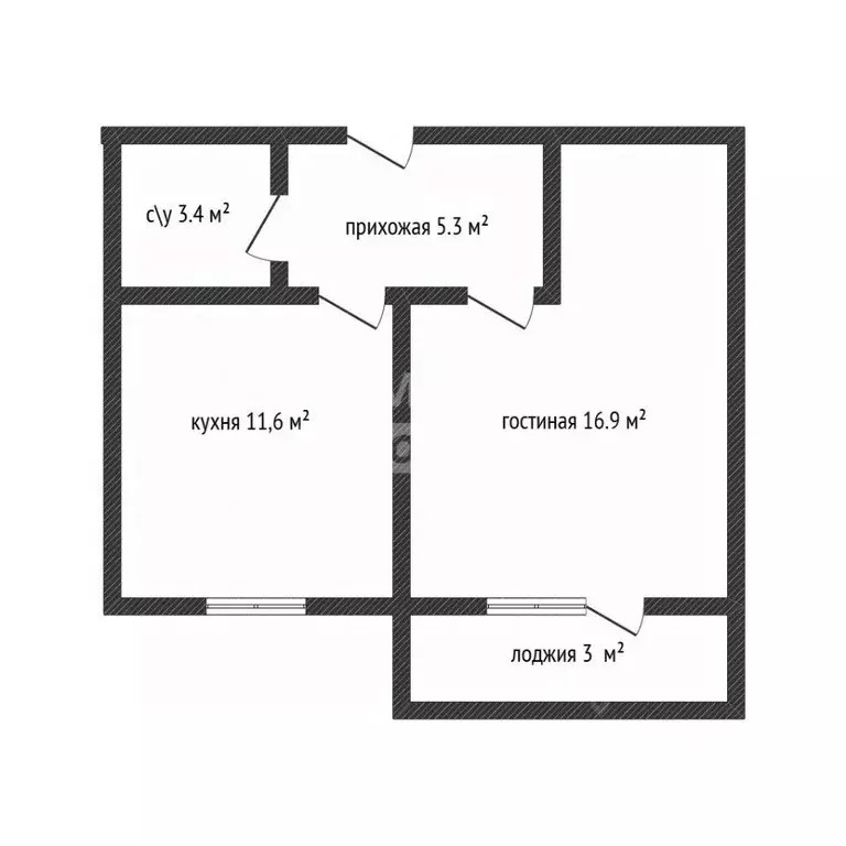 1-к кв. Адыгея, Майкоп 7-й пер., 14А (40.0 м) - Фото 2