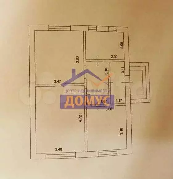 Дом 54 м на участке 13 сот. - Фото 0