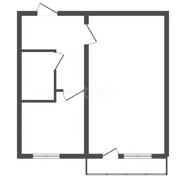 1-к кв. Амурская область, Свободный ул. Ленина, 17/3 (33.5 м) - Фото 2