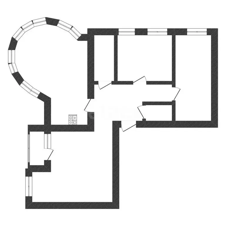 3-комнатная квартира: Нижний Новгород, жилой район Мещерское Озеро, ... - Фото 1