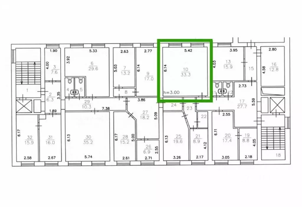 Офис (39.6 м) - Фото 2