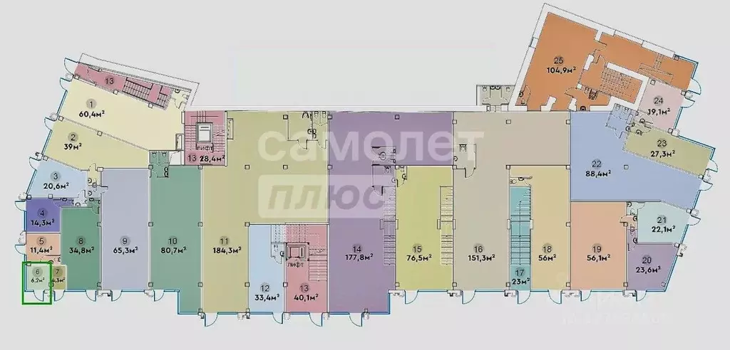 Торговая площадь в Москва Большая Бронная ул., 11 (6 м) - Фото 1