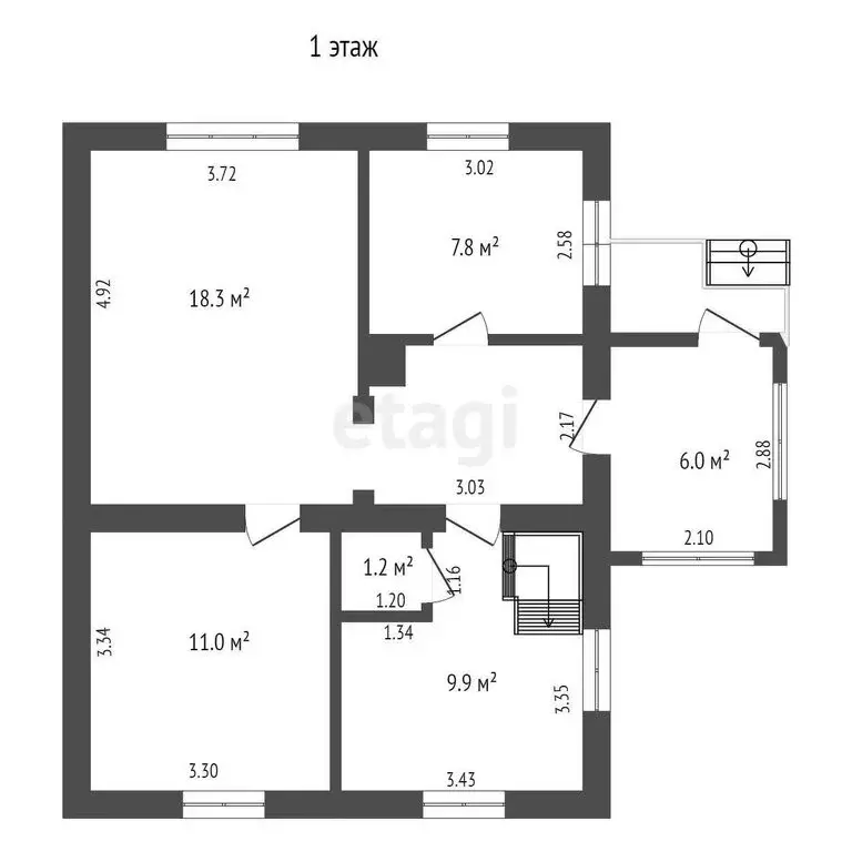 Дом в Ишим, Интернациональная улица (119.7 м) - Фото 2
